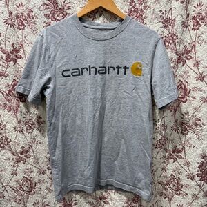 Carhartt K195 Logo Graphic T-Shirt Gray Small